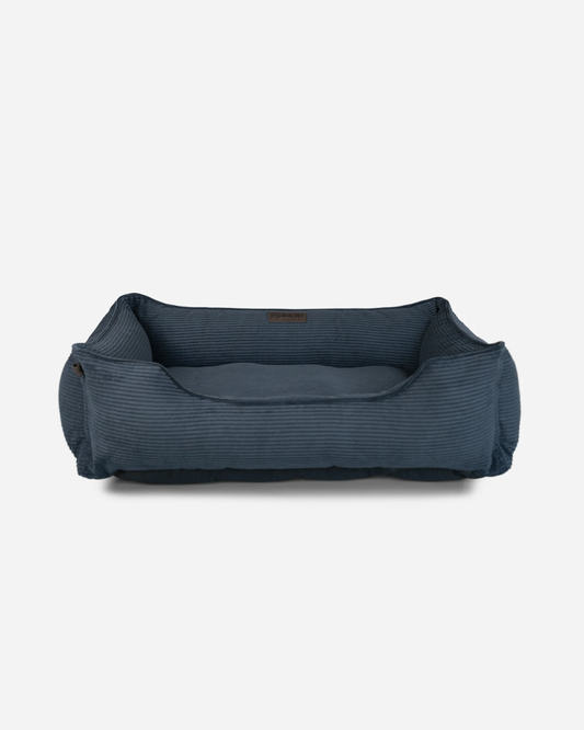 Chester and Lee graphite fancy corduroy sleeper dog bed luxury premium pet bed