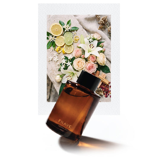 Citrus Lily reed diffuser fresh citrus floral home fragrance spa inspired scent