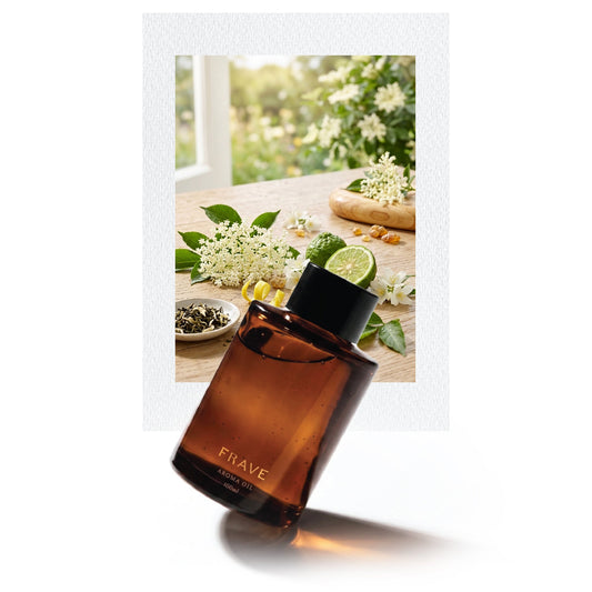 Elderflower reed diffuser light fresh floral luxury home fragrance spa inspired