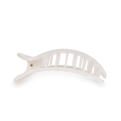 medium flat round hair clip minimalist hair accessory everyday styling